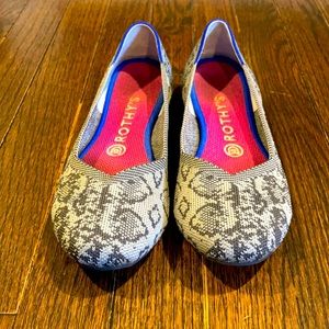 Women’s snake print Rothy’s